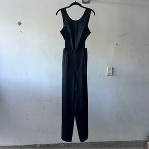 BCBGMaxAzria Backless Black Jumpsuit